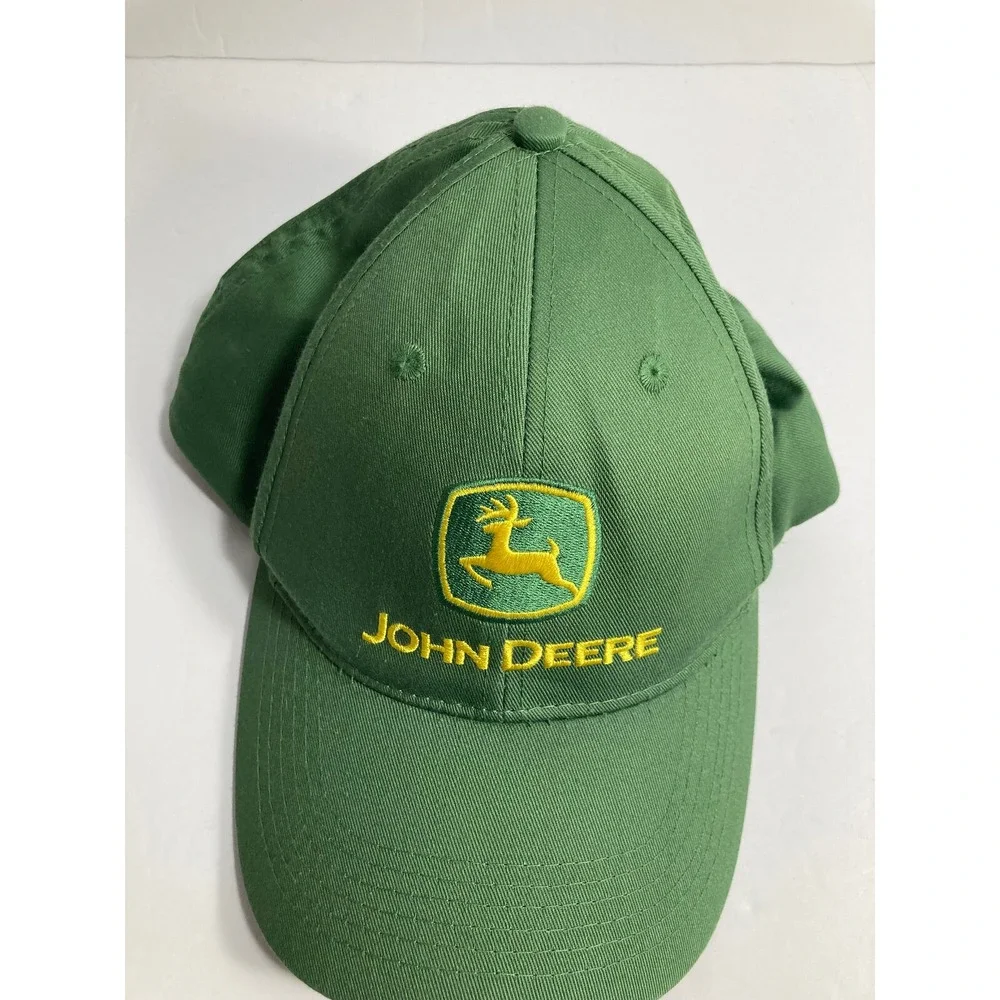 John Deere Hat Cap Green Adjustable 